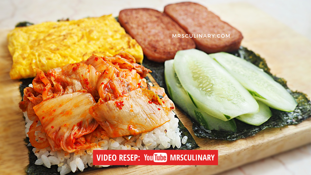 FOLDED KIMBAB! RESEP SUSHI KOREA YANG DILIPAT – COCOK UNTUK BEKAL, 5 MENIT JADI